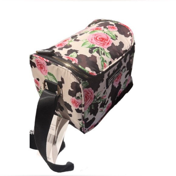 Betsey Johnson Pink Floral and  Cow Print cooler Bag - Picture 4 of 5
